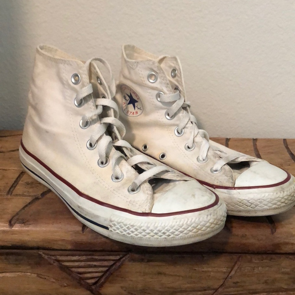 White High Top Converse
